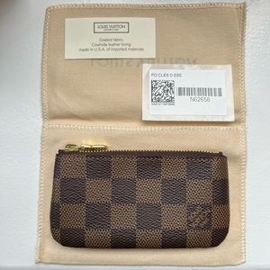 Louis Vuitton Damier Ebene Key Pouch